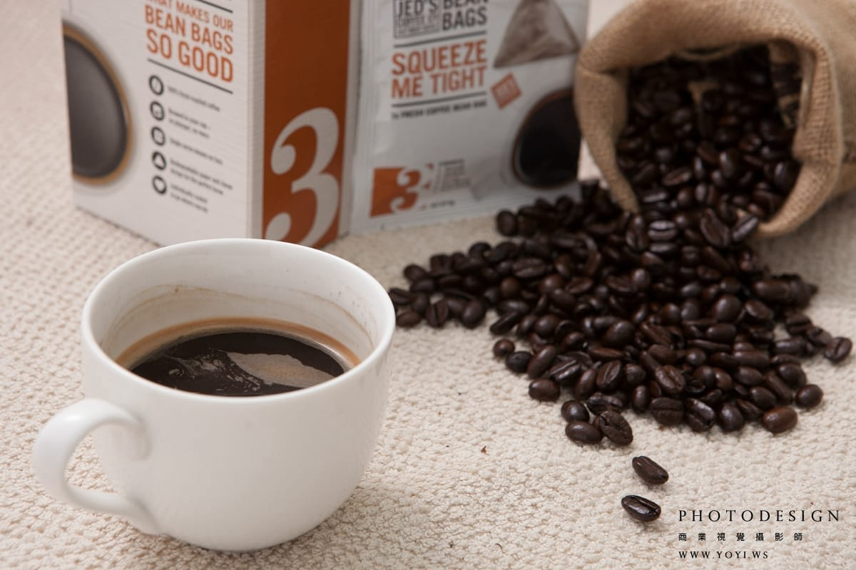 紐西蘭咖啡產品系列照 - 多種咖啡豆與茶飲的組合展示，高雄