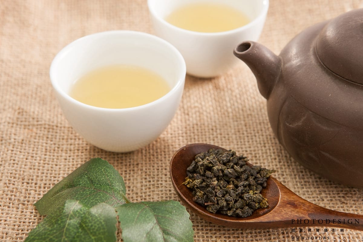 茶葉產品攝影棚拍攝實例，專注於色彩還原與細節捕捉。