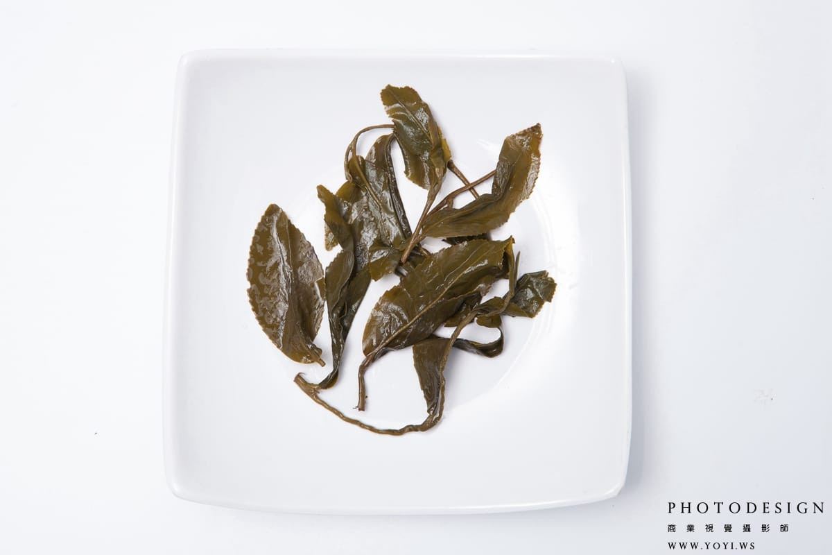 茶葉顆粒細節微距攝影，突顯產品的優良品質與工藝。