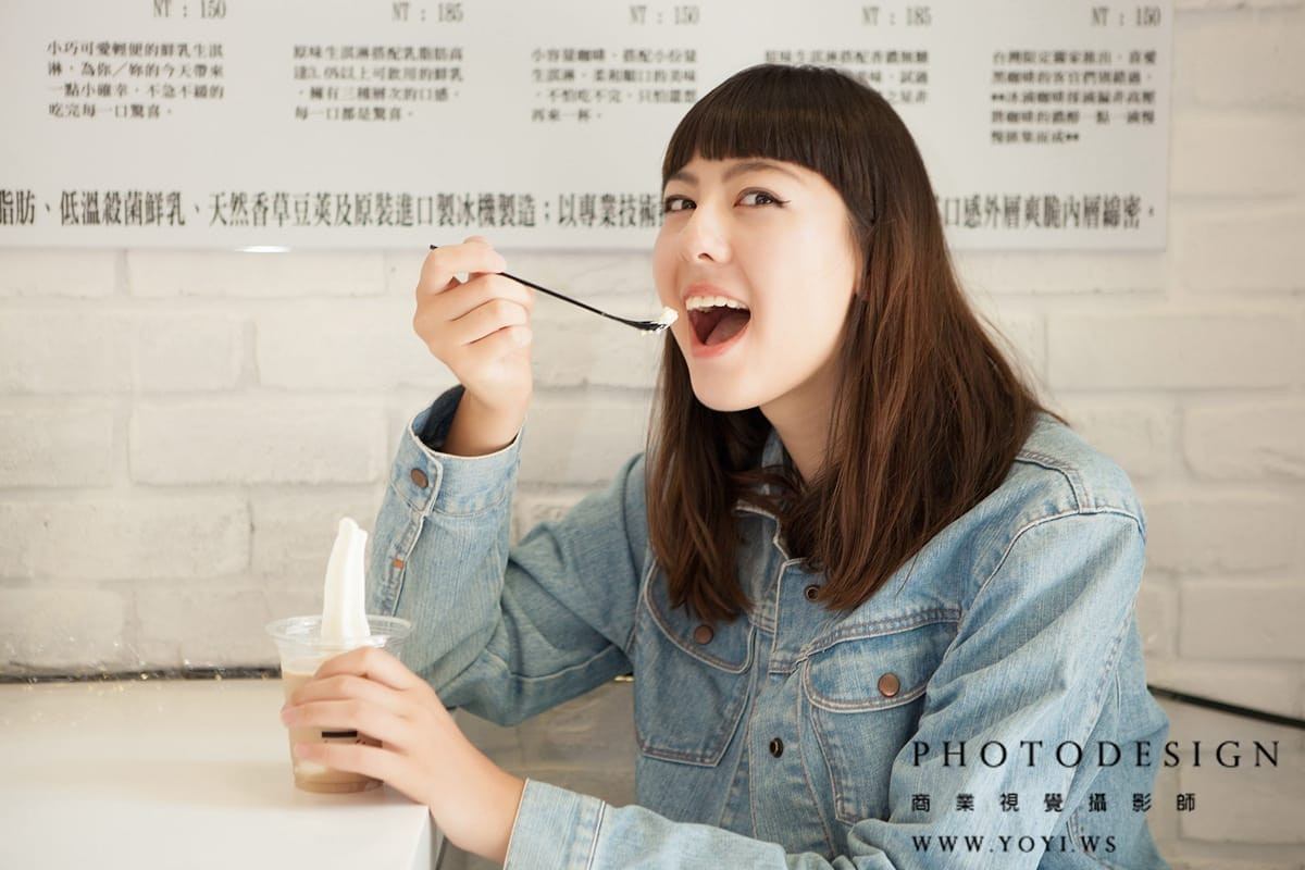 冰品商業攝影 - 冰淇淋在自然光下的紋理與融化感捕捉，專業攝影作品