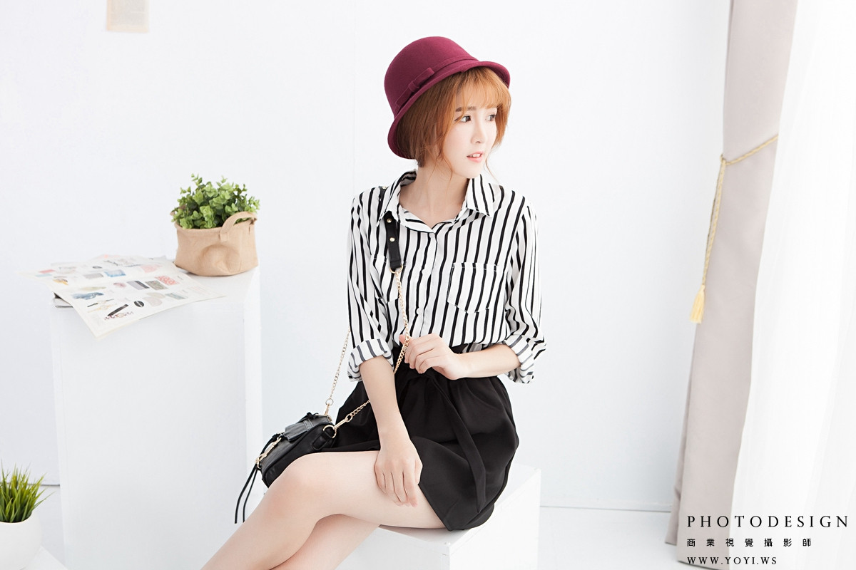 專業服飾攝影師 - 俐落西裝褲與襯衫的辦公室風格，商業攝影