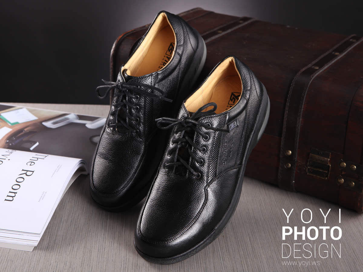 真皮男鞋休閒鞋拍攝 1