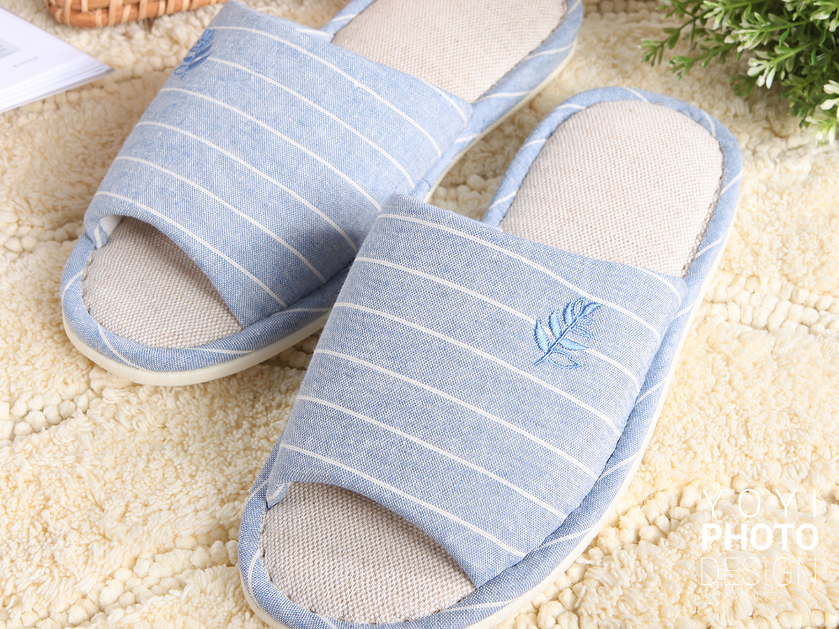 家居拖鞋攝影｜繽紛點點卡通造型家居拖鞋情境攝影｜ 15