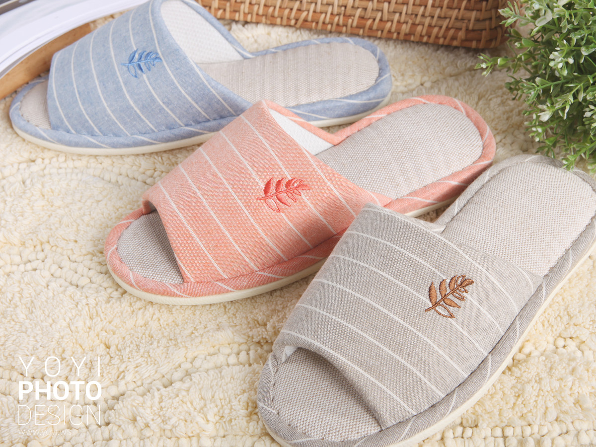 家居拖鞋攝影｜繽紛點點卡通造型家居拖鞋情境攝影｜ 23