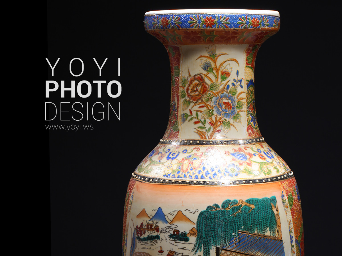 宮庭花瓶藝術品攝影 1