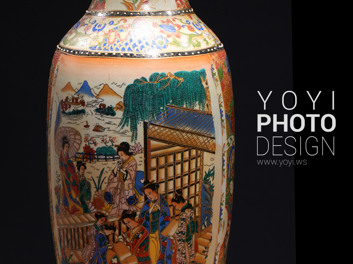 宮庭花瓶藝術品攝影 9