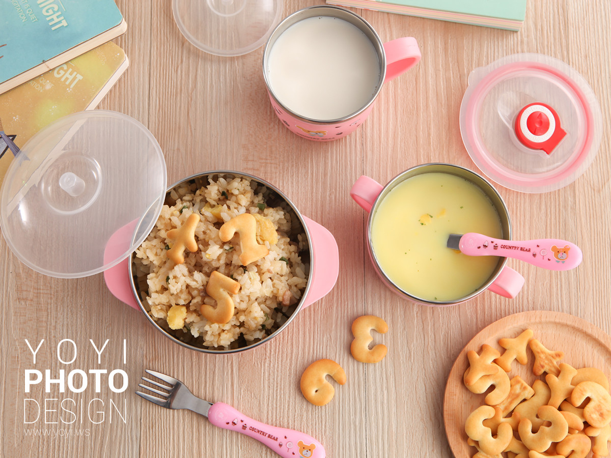 日式兒童餐具攝影 11
