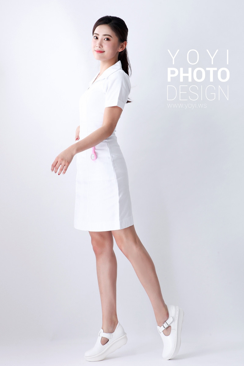 人像白底照護士照護士服攝影 1