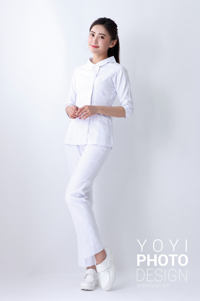 人像白底照護士照護士服攝影 3