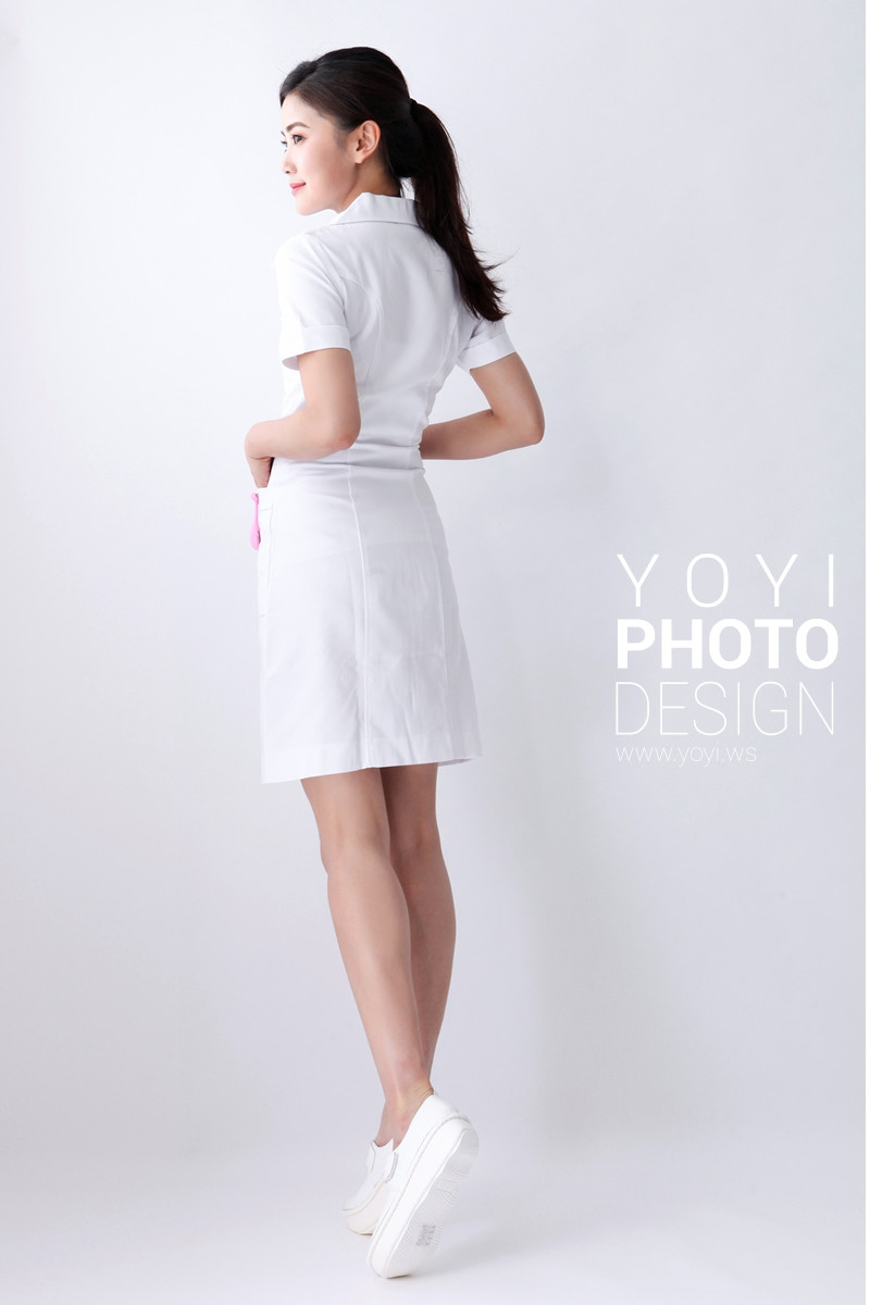 人像白底照護士照護士服攝影 9