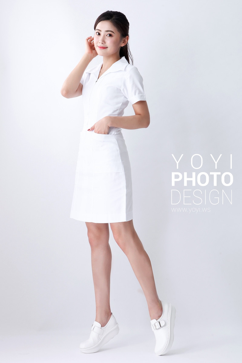 人像白底照護士照護士服攝影 15