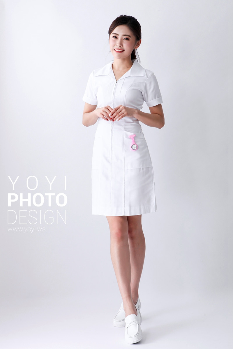 人像白底照護士照護士服攝影 17