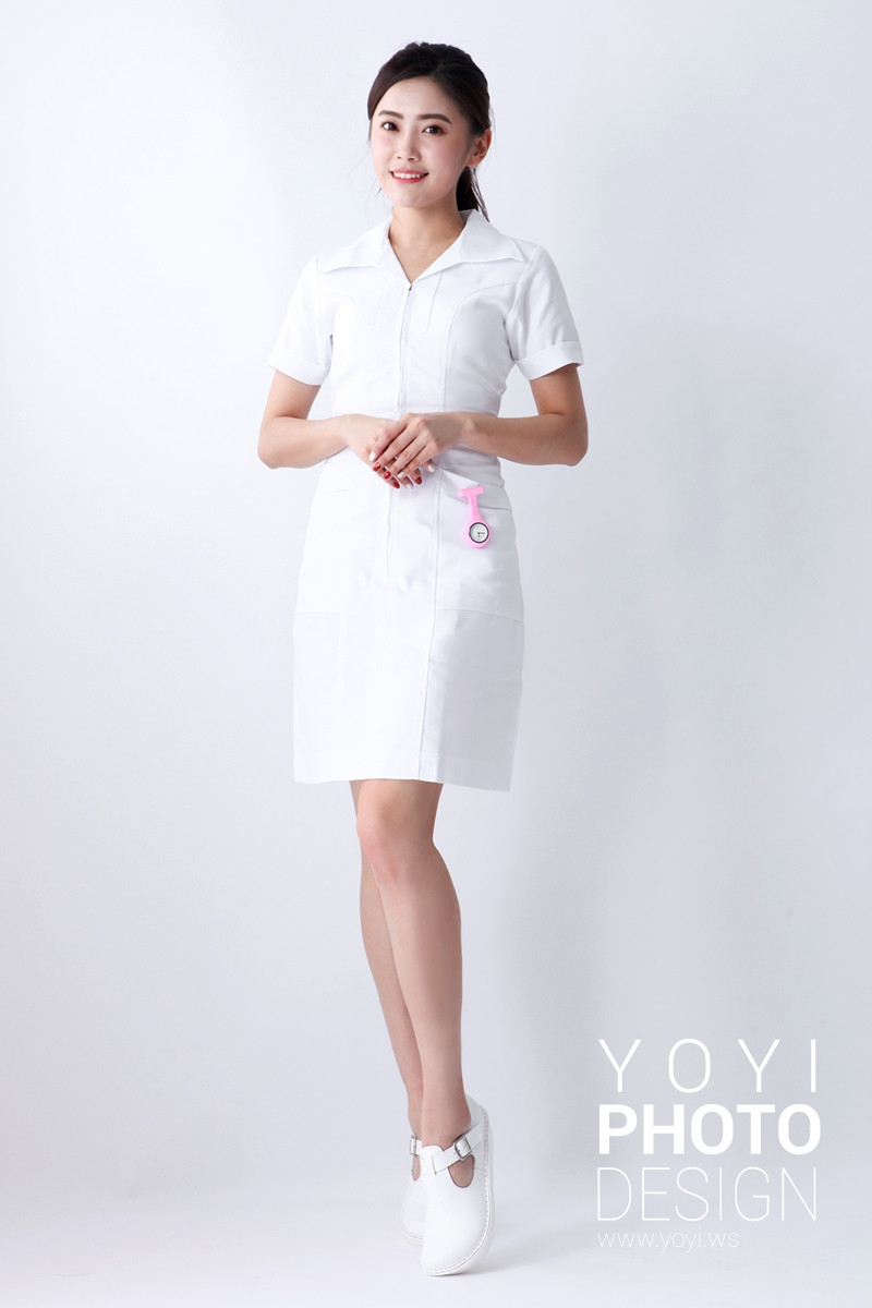 人像白底照護士照護士服攝影 19