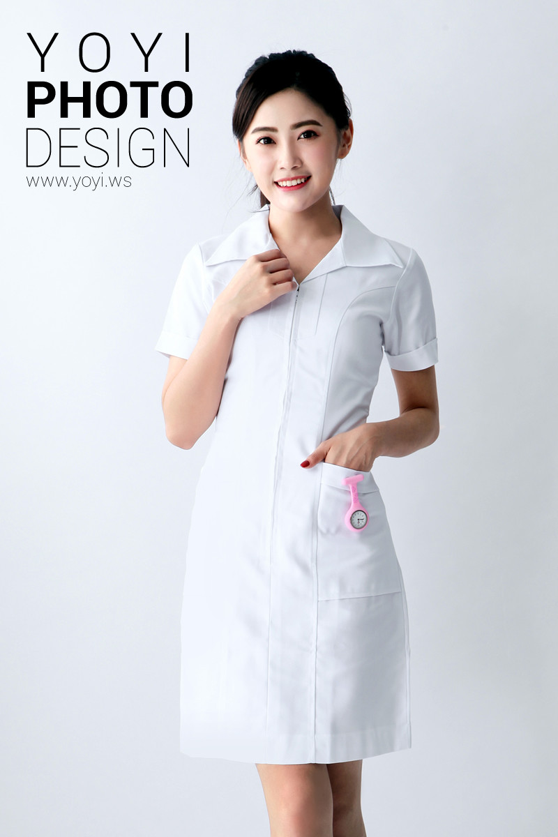 人像白底照護士照護士服攝影 27