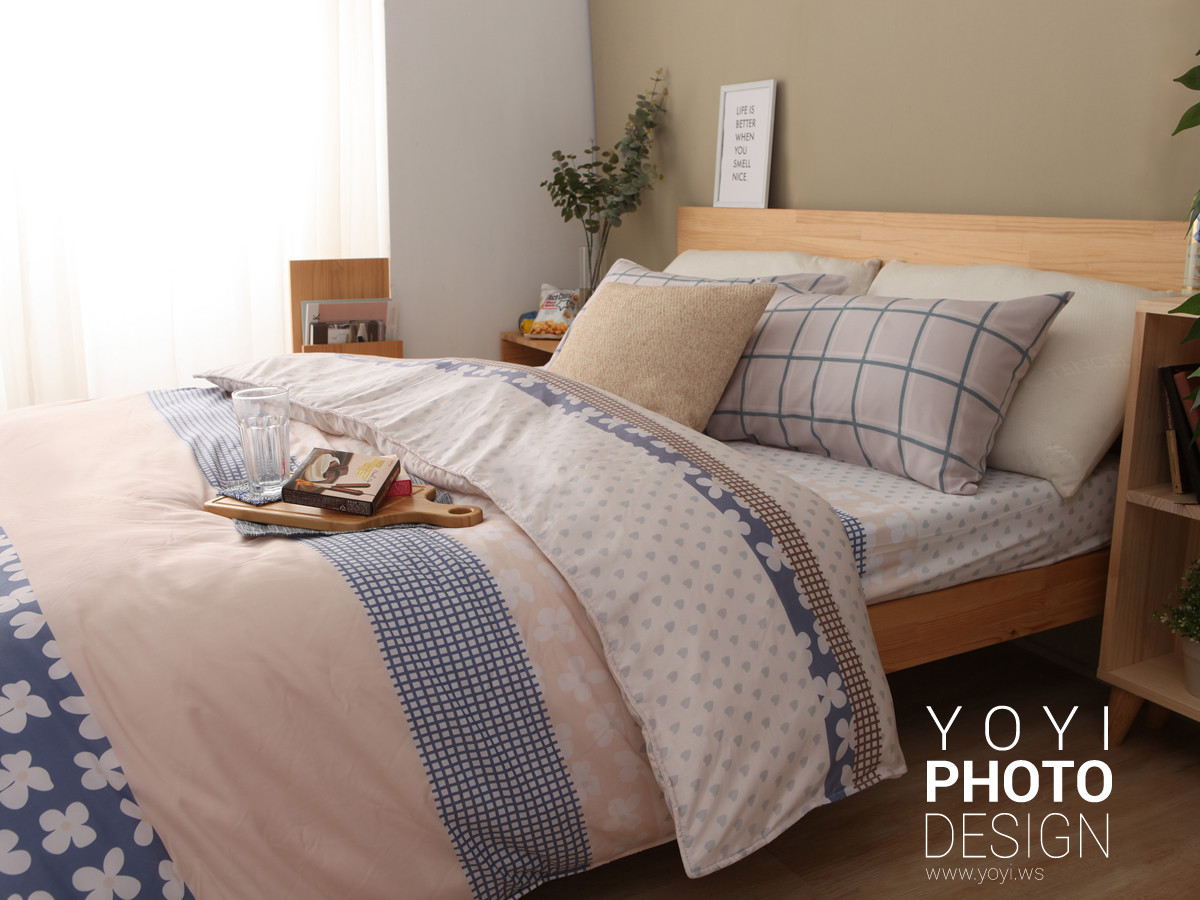 北歐居家風格寢具攝影 1