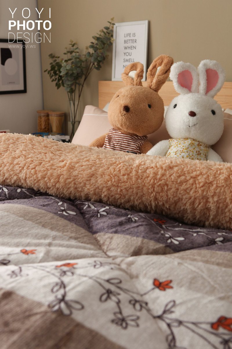 北歐居家風格寢具攝影 3