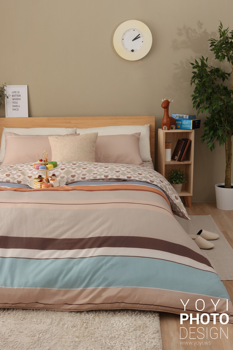北歐居家風格寢具攝影 29