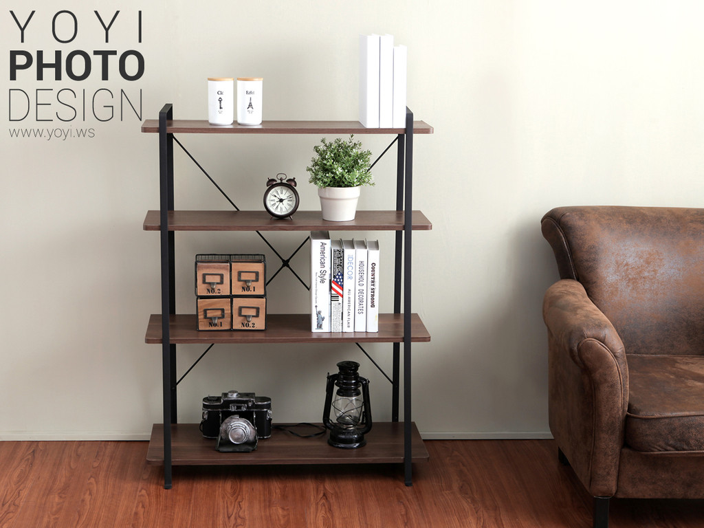 實木家具吧台桌椅置物架攝影 1