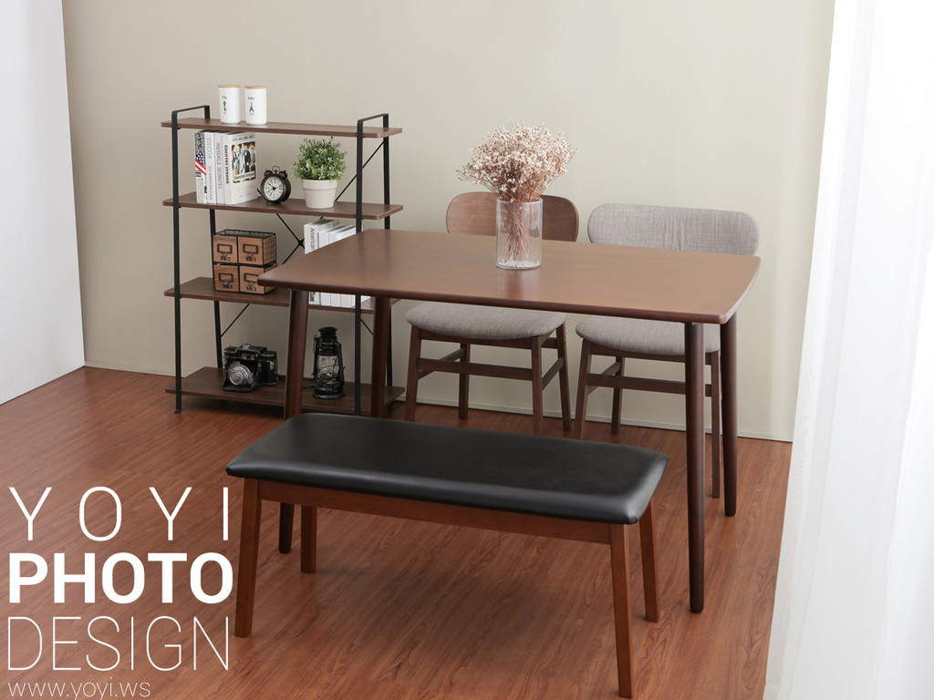 實木家具吧台桌椅置物架攝影 19