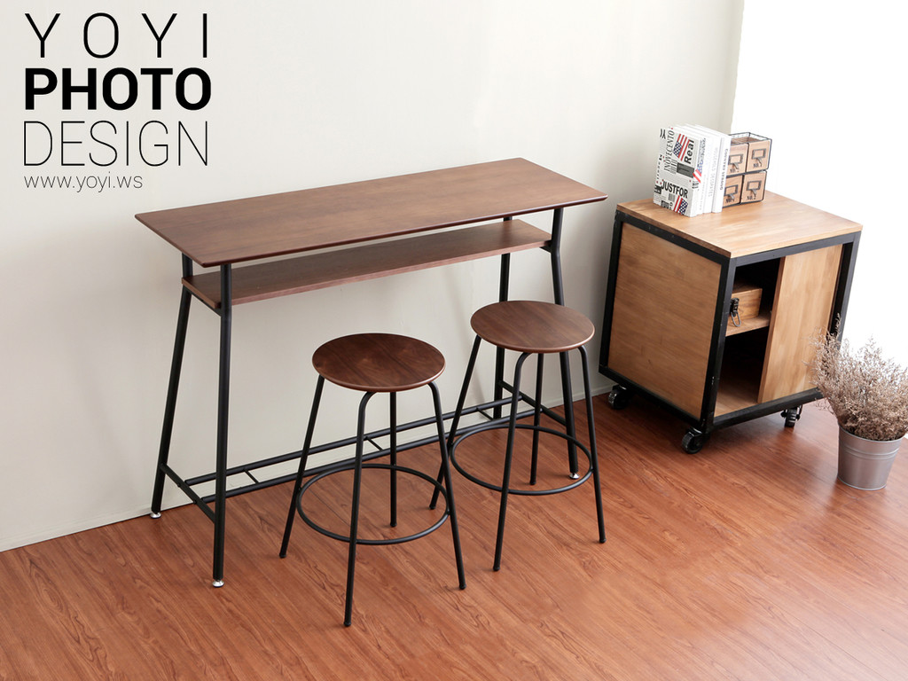 實木家具吧台桌椅置物架攝影 25
