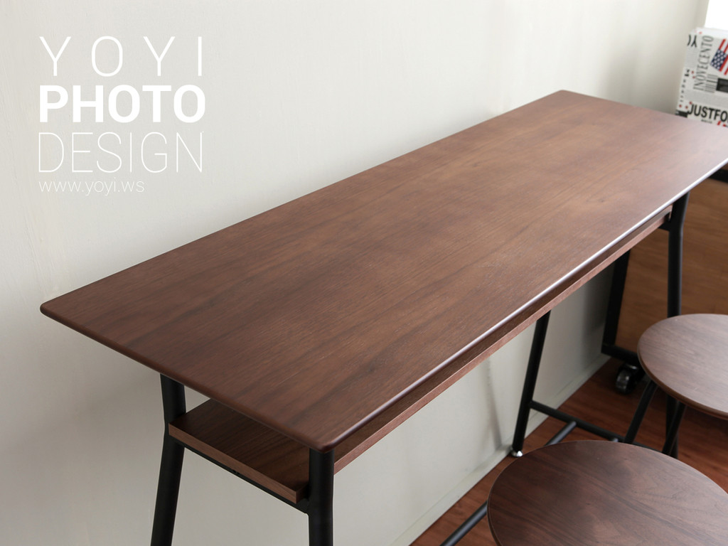 實木家具吧台桌椅置物架攝影 29