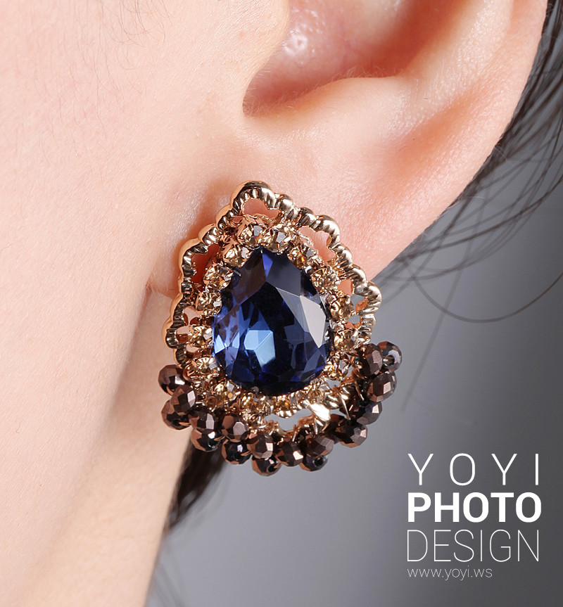 飾品商品攝影｜歐美時尚風項鍊飾品模特兒實戴攝影 5