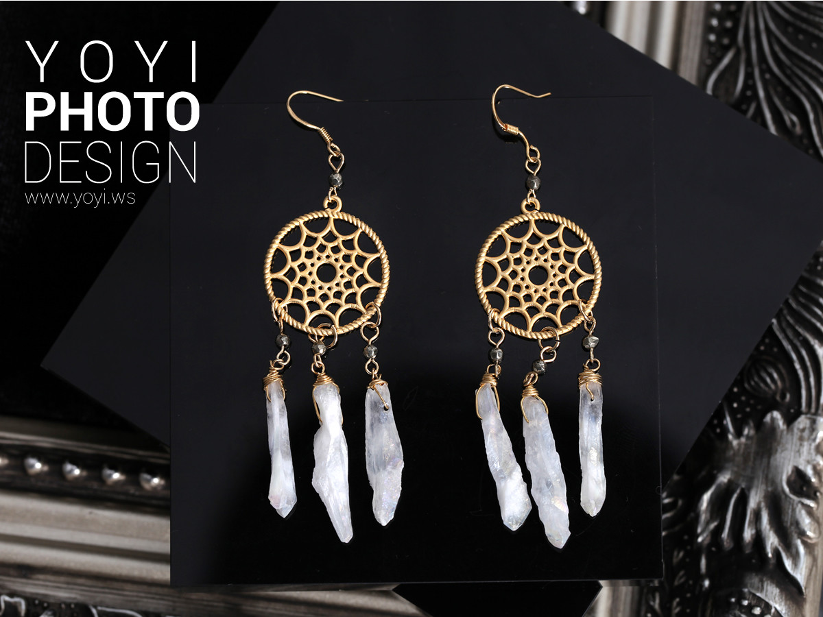 飾品商品攝影｜歐美時尚風項鍊飾品模特兒實戴攝影 11