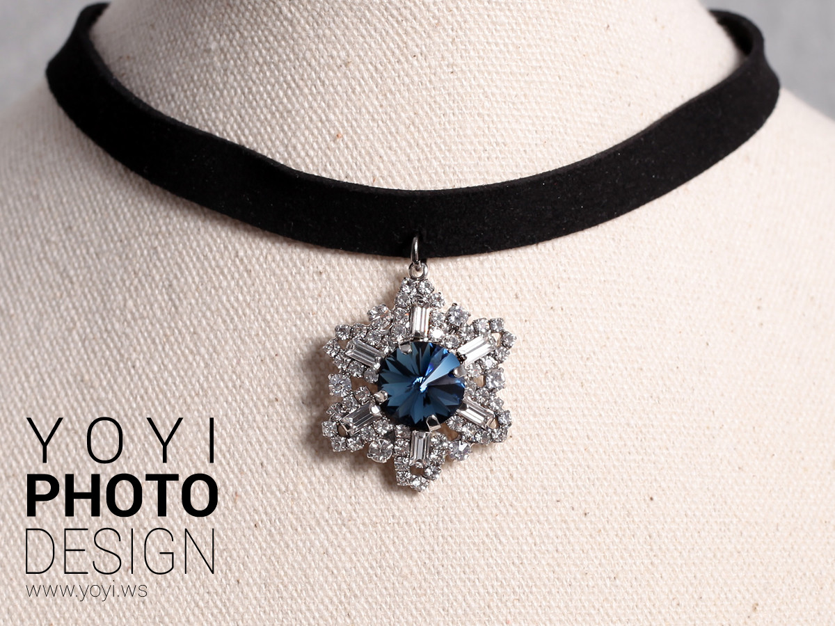 飾品商品攝影｜歐美時尚風項鍊飾品模特兒實戴攝影 15