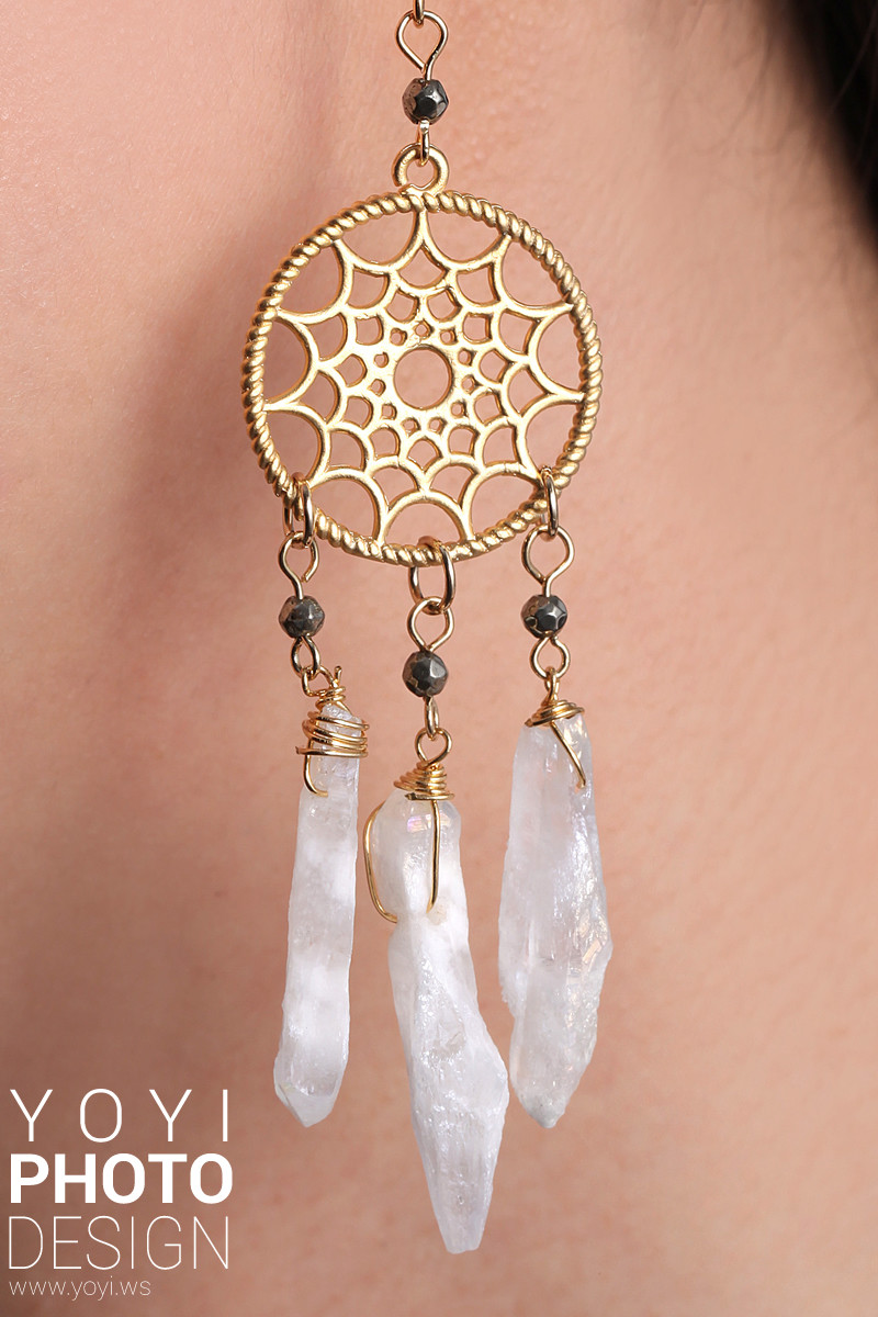 飾品商品攝影｜歐美時尚風項鍊飾品模特兒實戴攝影 19