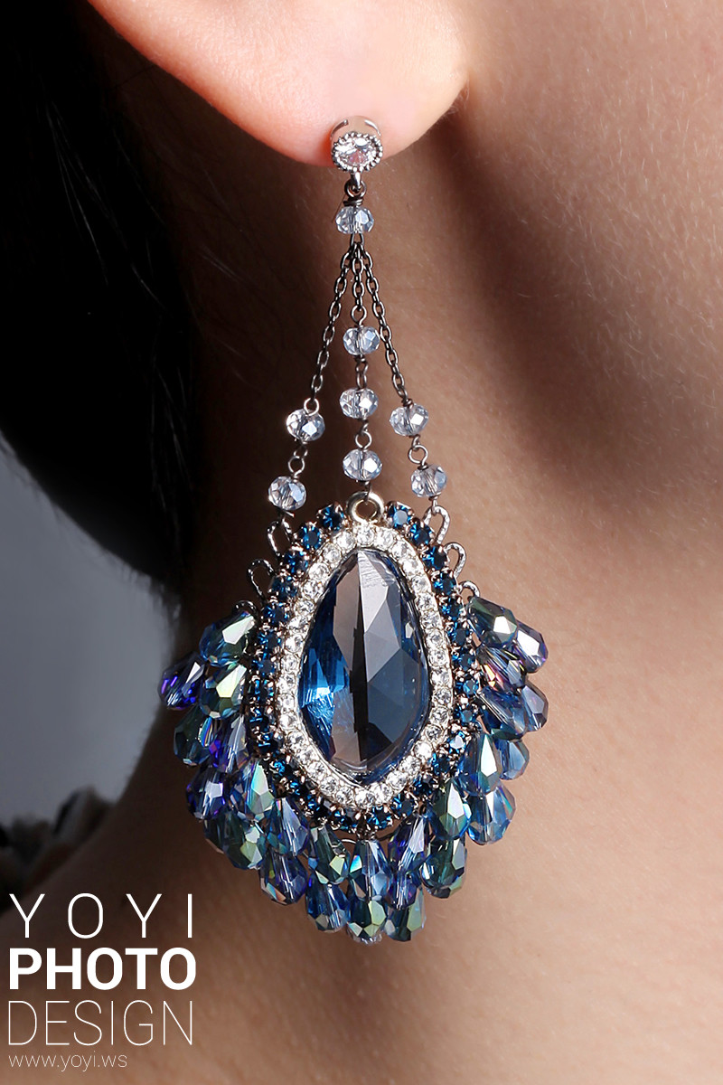 飾品商品攝影｜歐美時尚風項鍊飾品模特兒實戴攝影 21