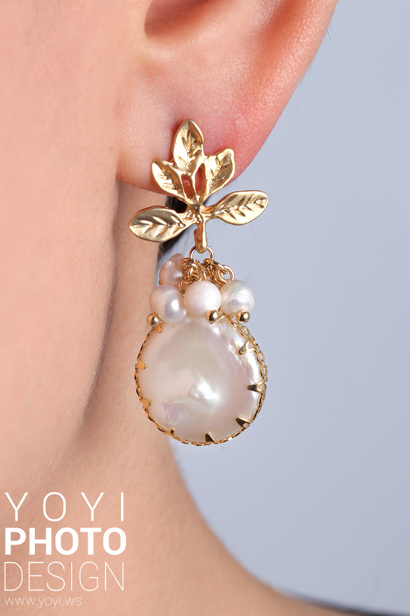 飾品商品攝影｜歐美時尚風項鍊飾品模特兒實戴攝影 27