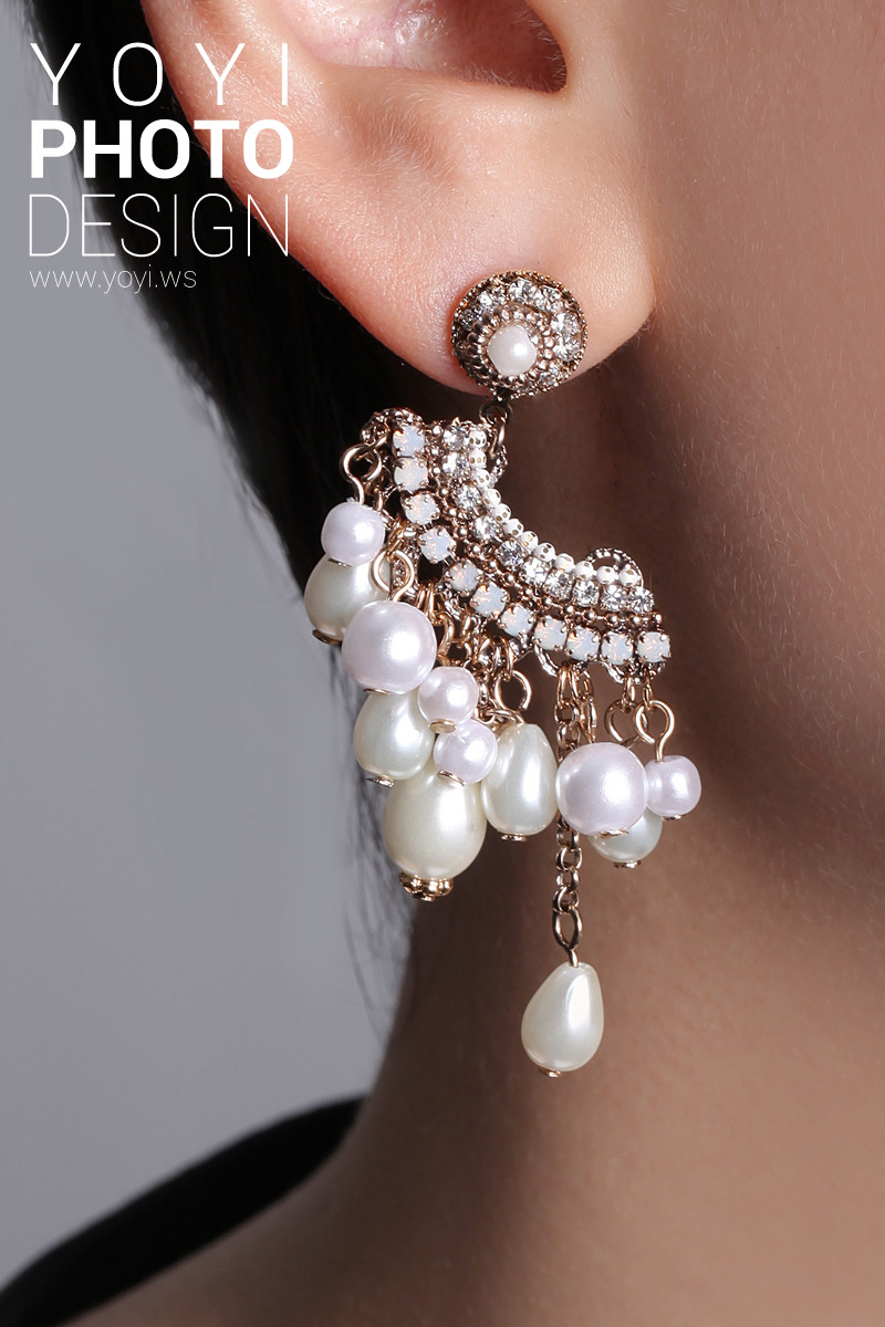 飾品商品攝影｜歐美時尚風項鍊飾品模特兒實戴攝影 29