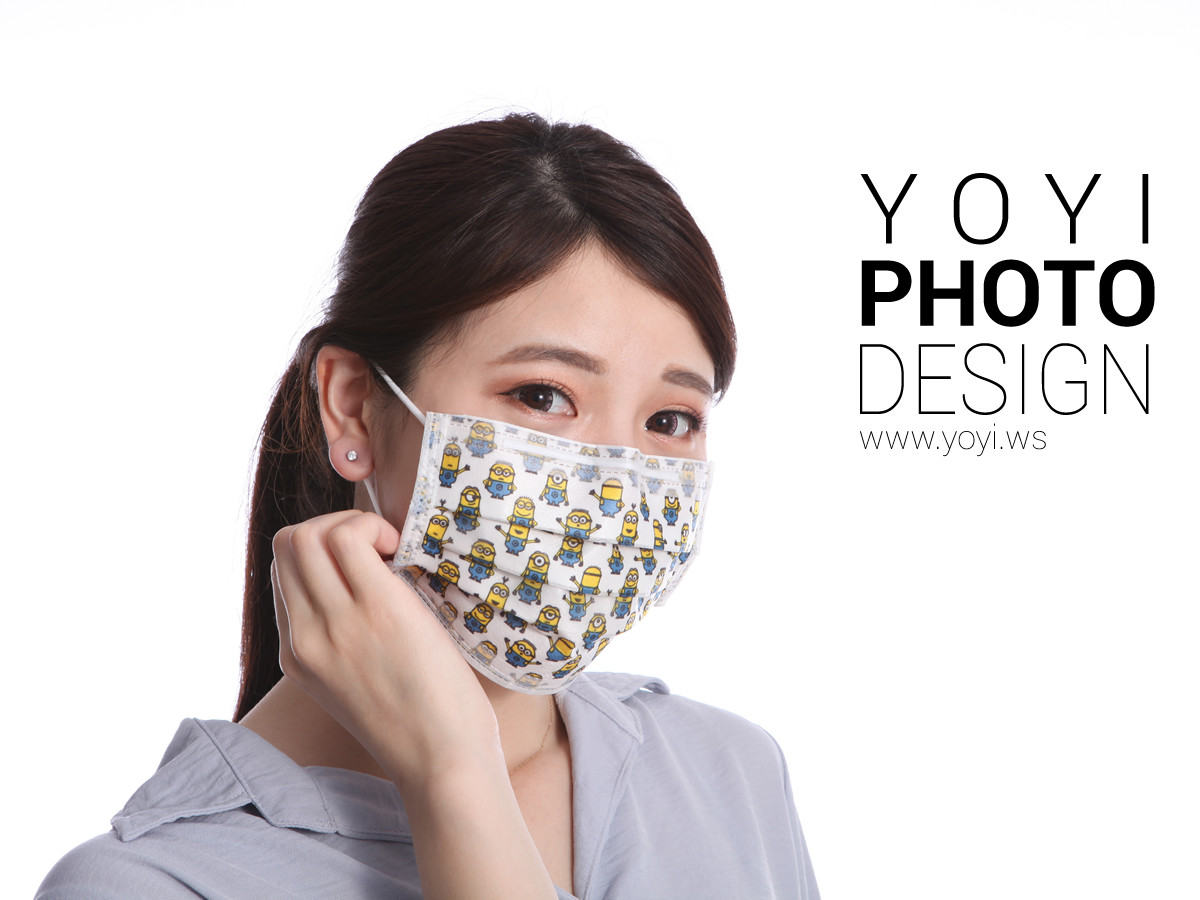 居家商品口罩攝影 3