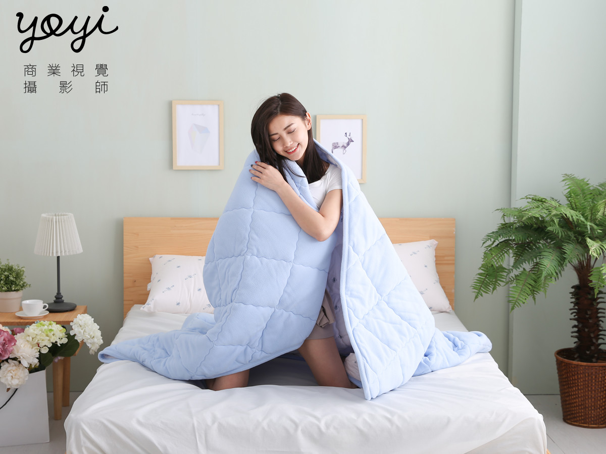 護頸、眼罩、護腰、暖肚圍、被子，遠紅外線保暖商品攝影 3