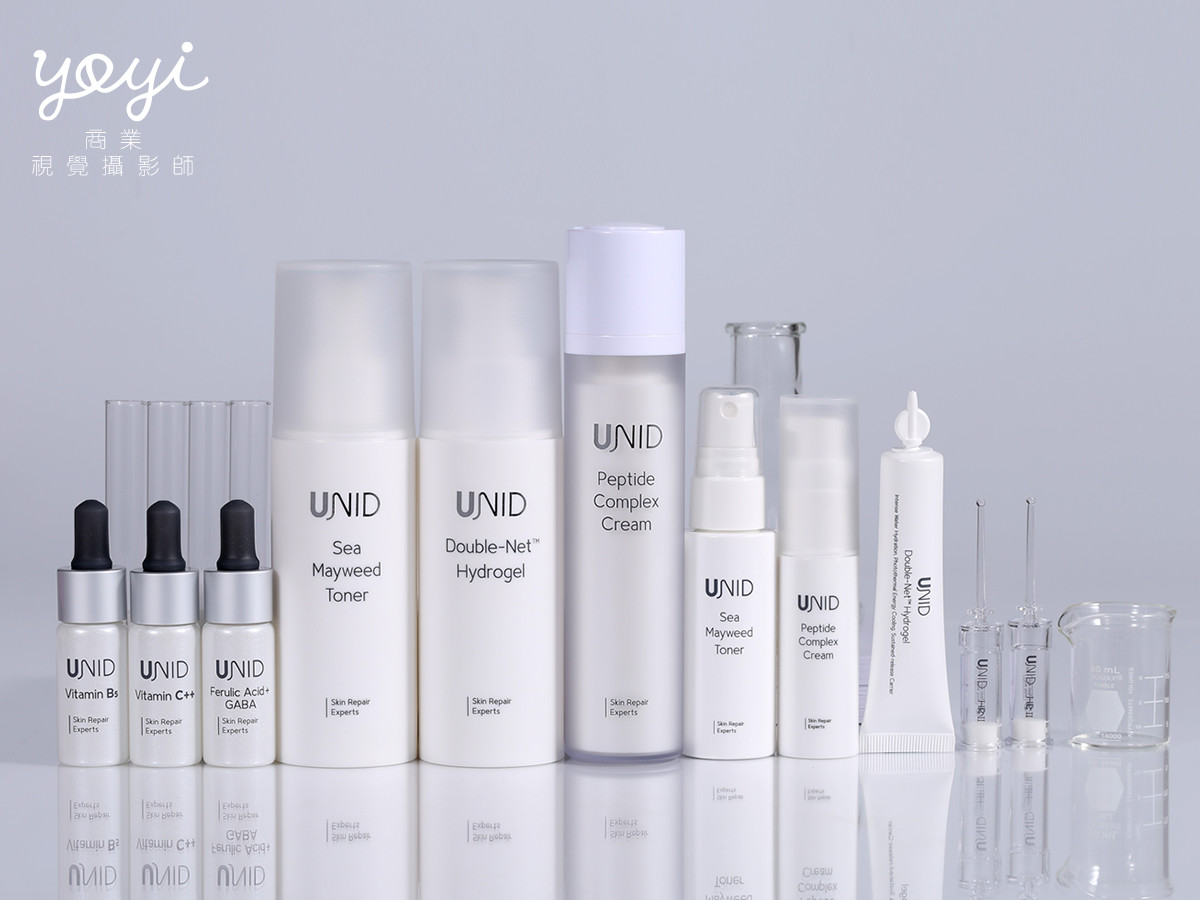 護膚用品攝影｜純淨系列護膚用品與醫美質感組合攝影 3