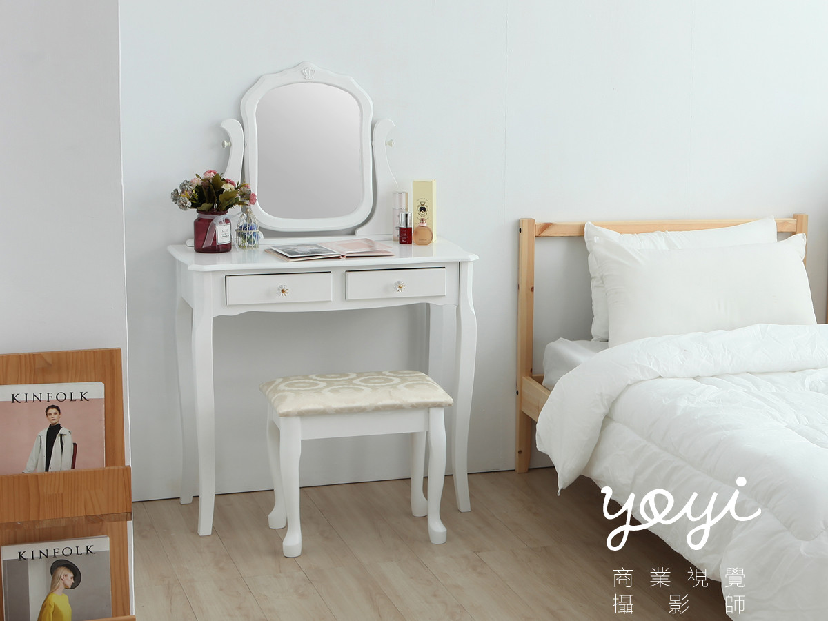 梳妝台木質衣架玄關桌攝影 21