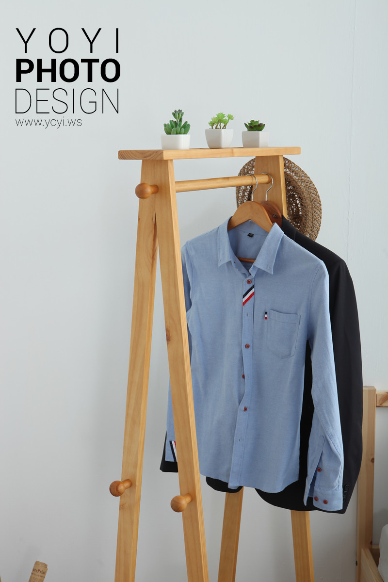 梳妝台木質衣架玄關桌攝影 23