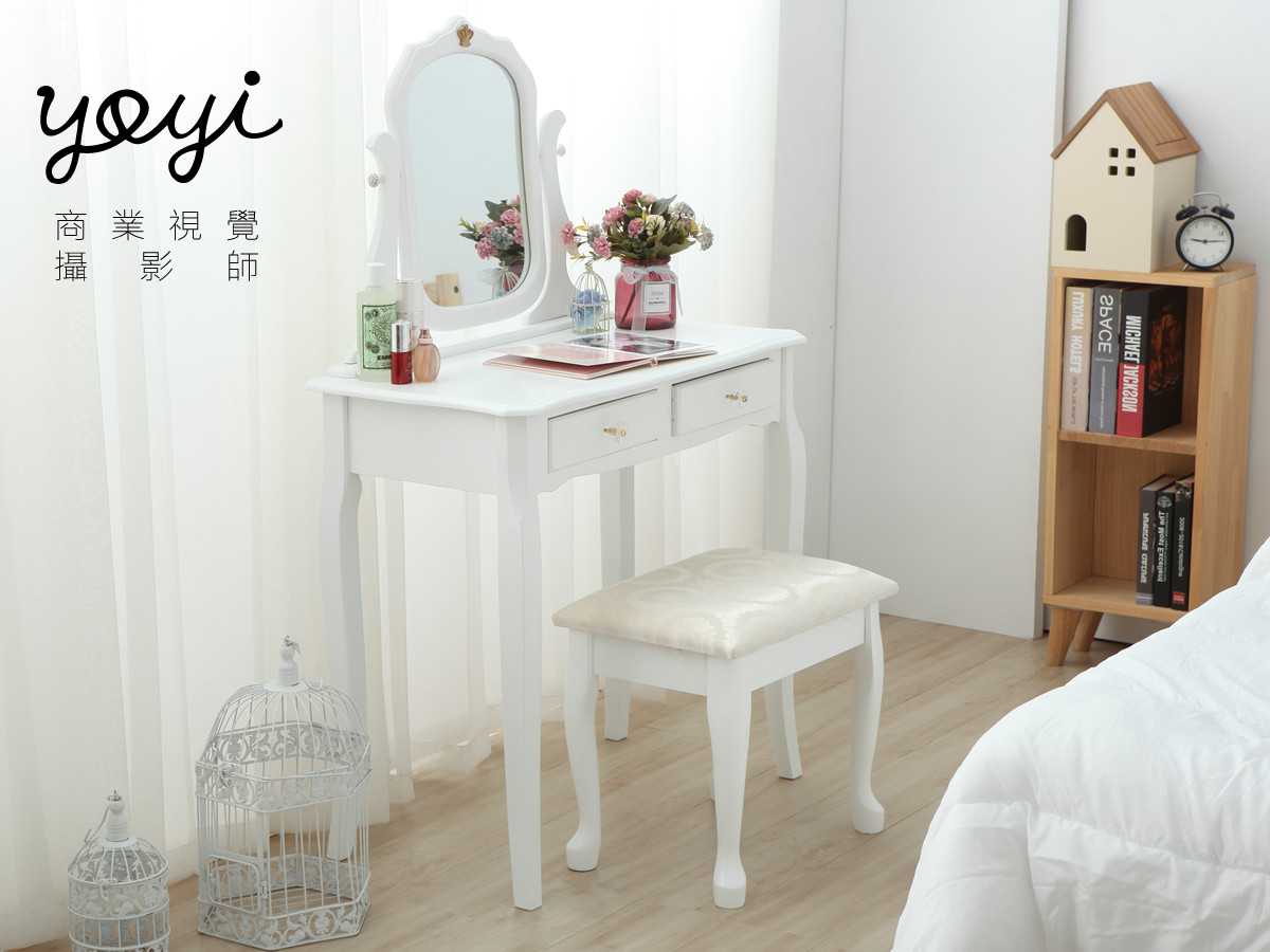 梳妝台木質衣架玄關桌攝影 29