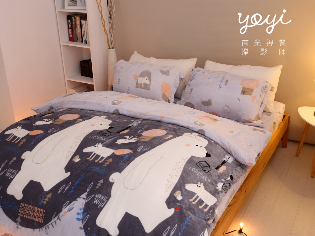 愛莉絲寢具攝影夜晚氛圍 7