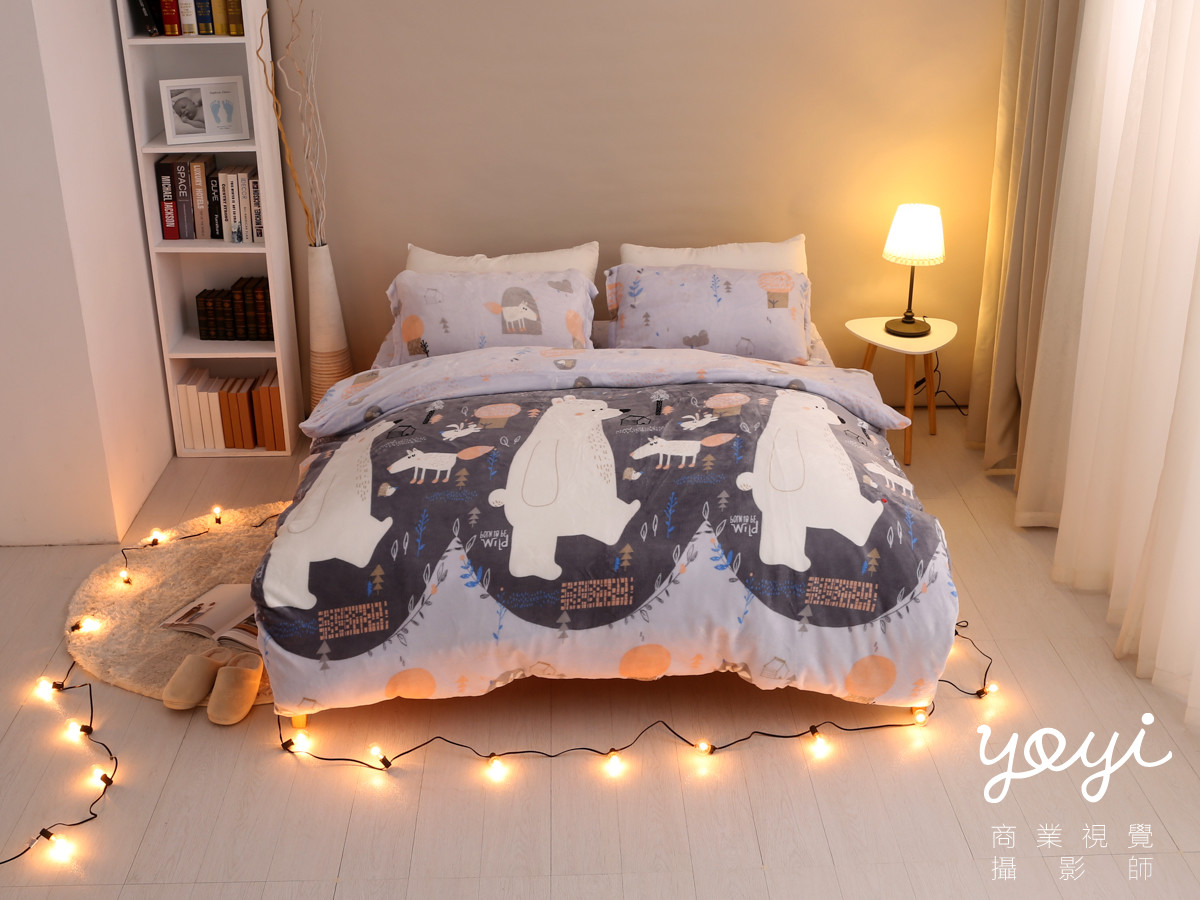 愛莉絲寢具攝影夜晚氛圍 9