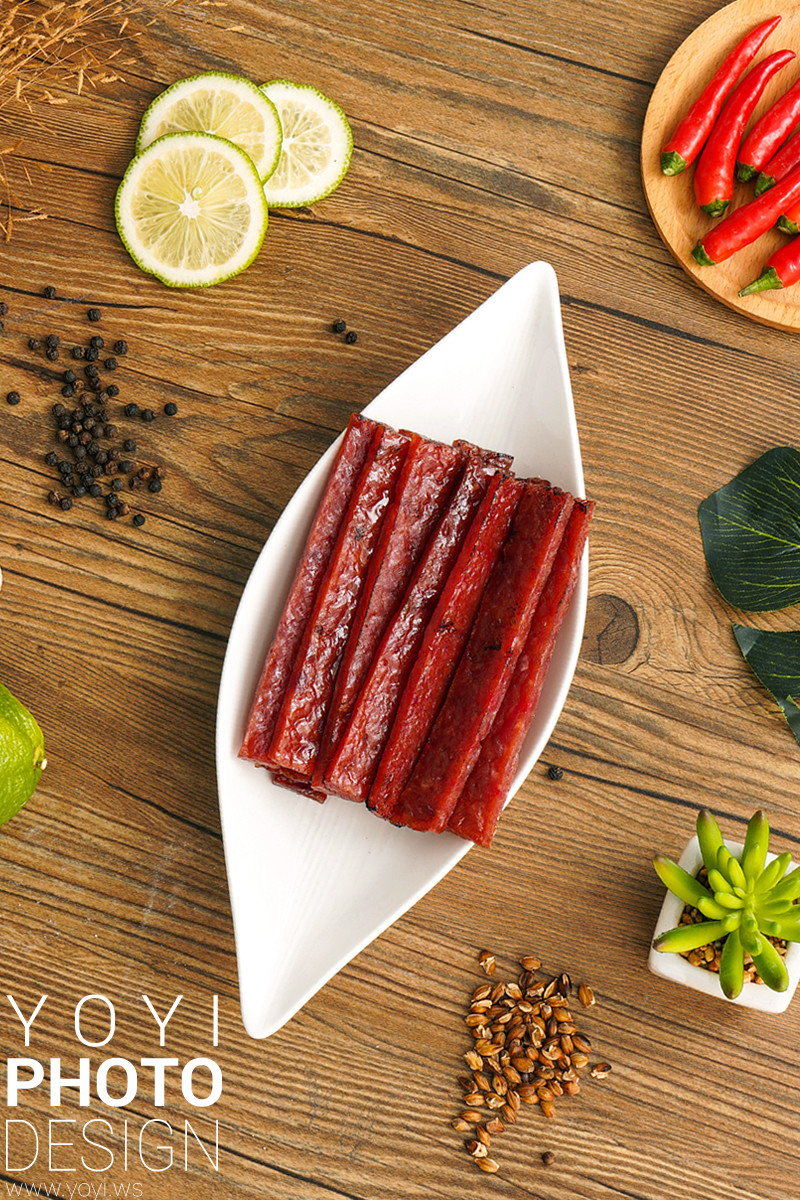 美食商品攝影｜胡同肉乾系列、傳統零食與精緻餐飲風格攝影 3