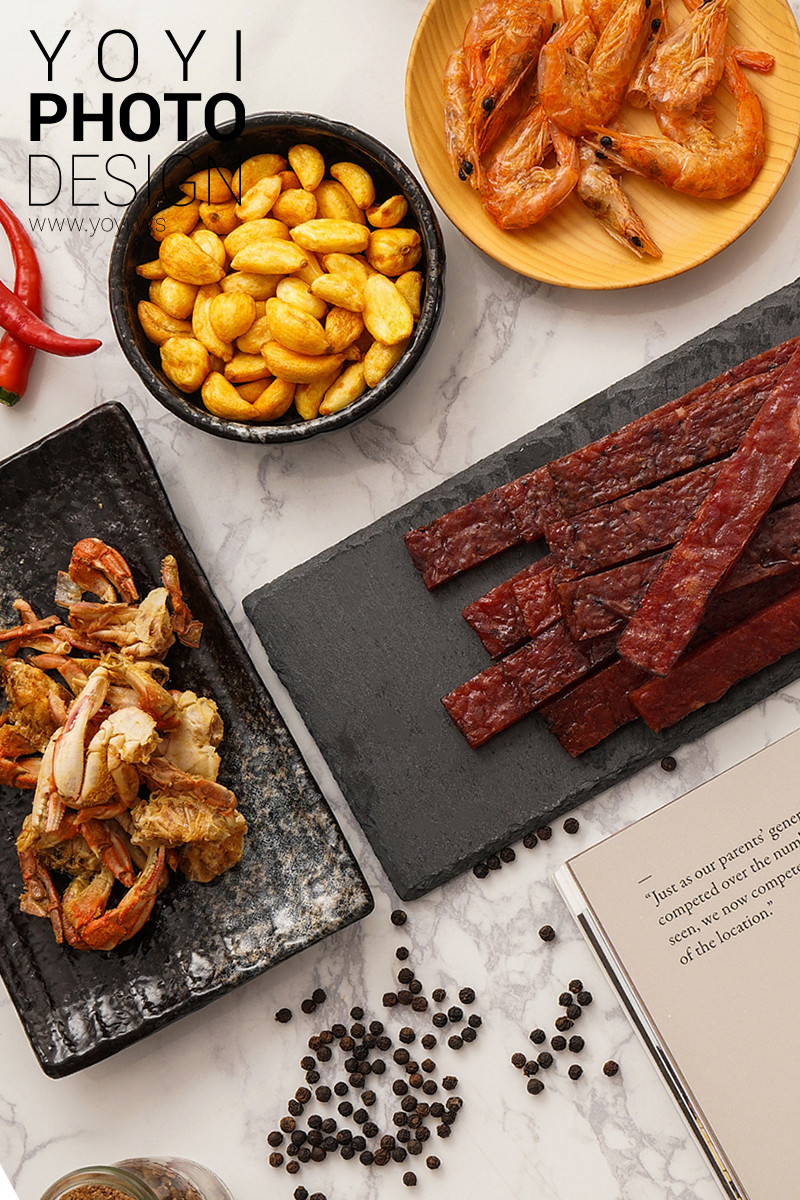 美食商品攝影｜胡同肉乾系列、傳統零食與精緻餐飲風格攝影 5