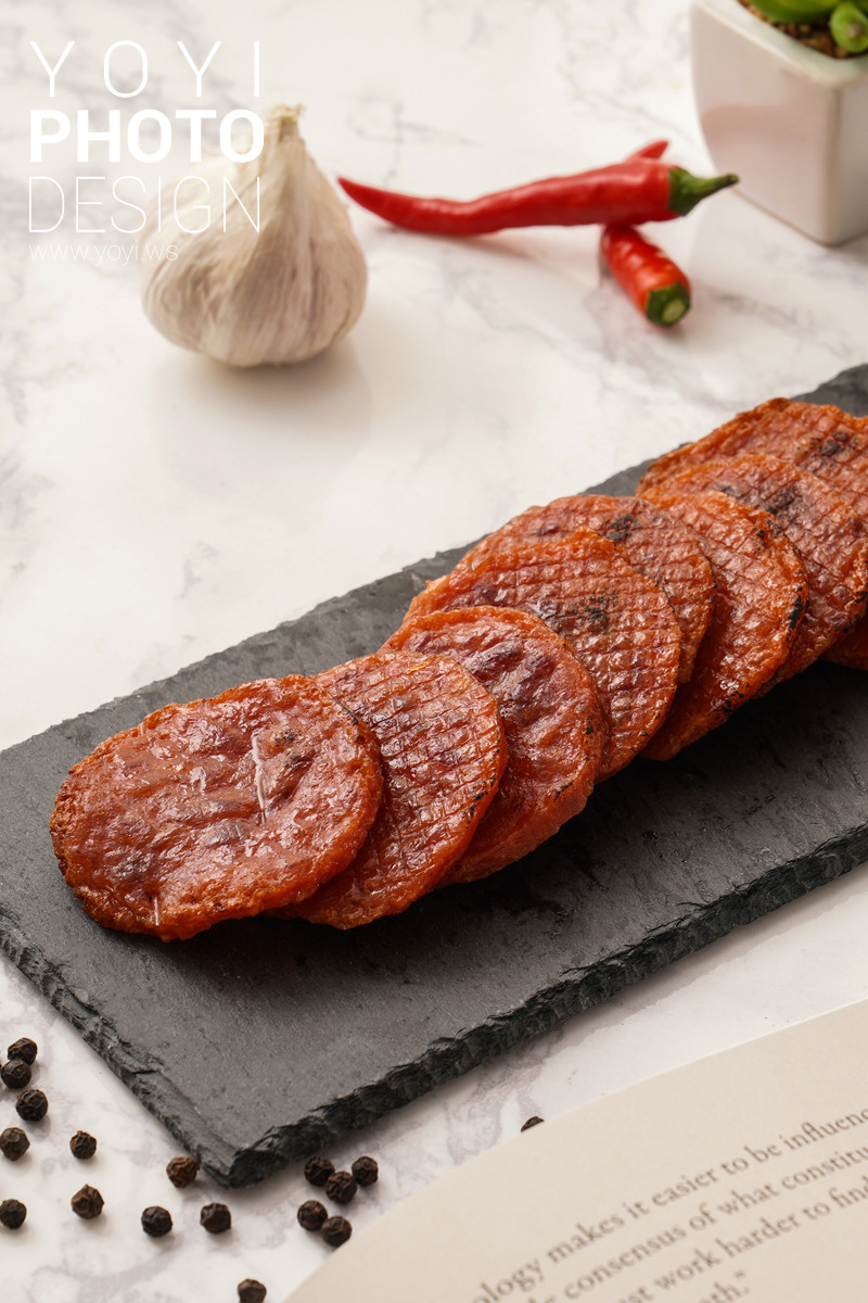 美食商品攝影｜胡同肉乾系列、傳統零食與精緻餐飲風格攝影 9