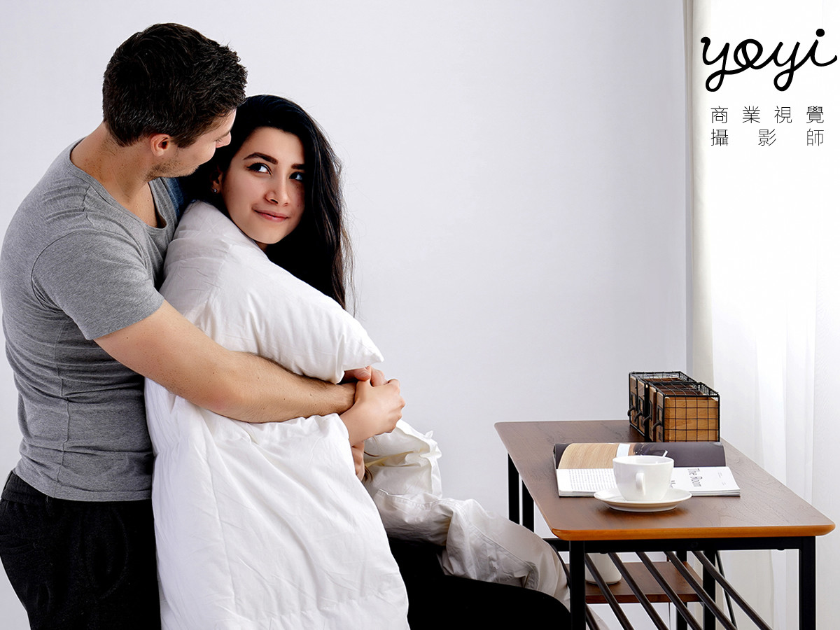 寢具商品攝影｜高品質純白羽絨被、床包組與極簡居家風格攝影 19