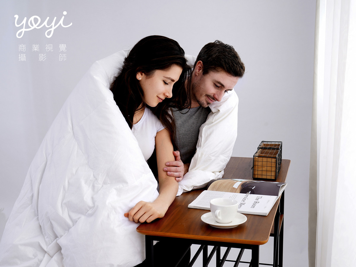 寢具商品攝影｜高品質純白羽絨被、床包組與極簡居家風格攝影 35