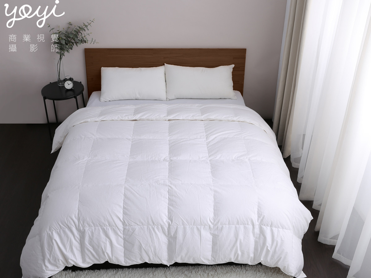 寢具商品攝影｜高品質純白羽絨被、床包組與極簡居家風格攝影 53