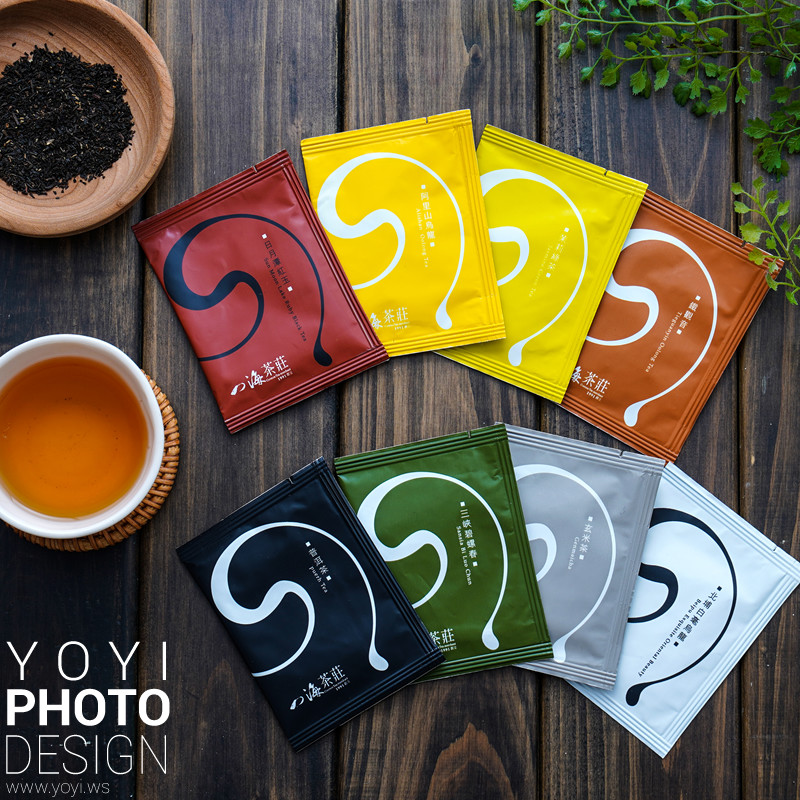 美食商品攝影｜四海茶莊精品茶包組與繽紛包裝視覺設計攝影 3