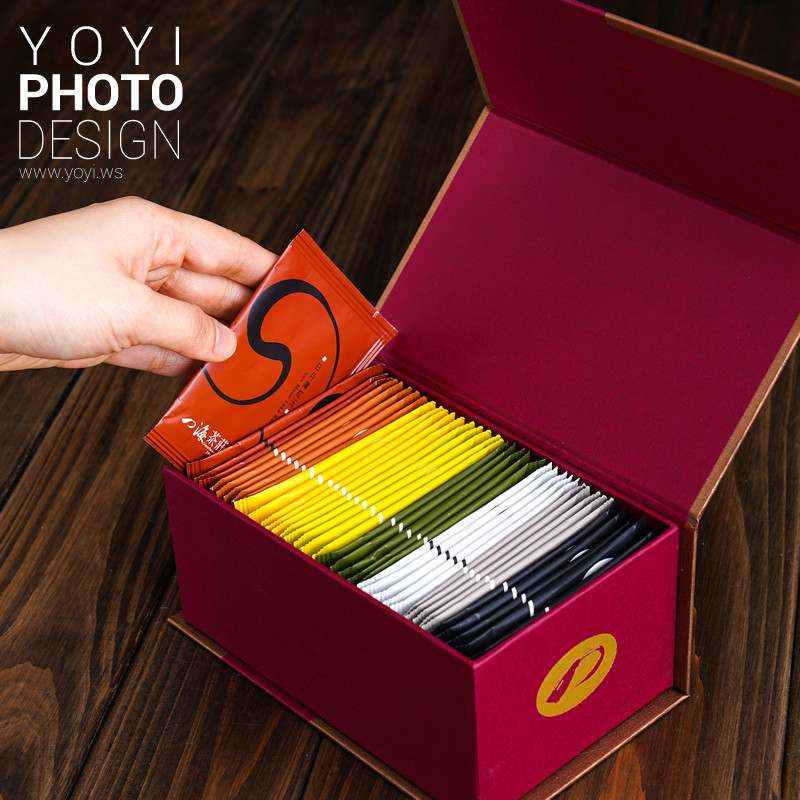 美食商品攝影｜四海茶莊精品茶包組與繽紛包裝視覺設計攝影 7