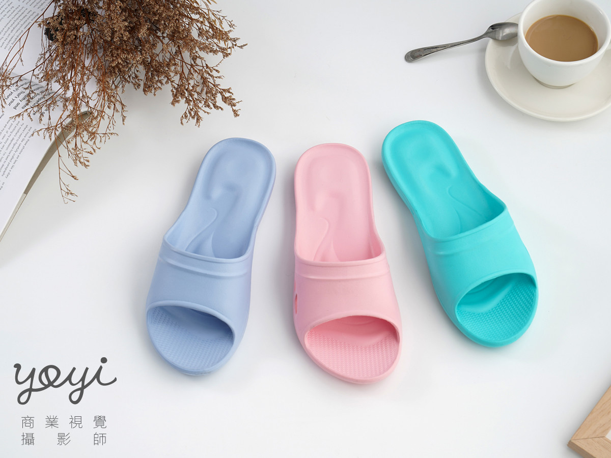 拖鞋商品攝影｜日系可愛圖騰拖鞋、居家室內鞋與生活感陳列攝影 9