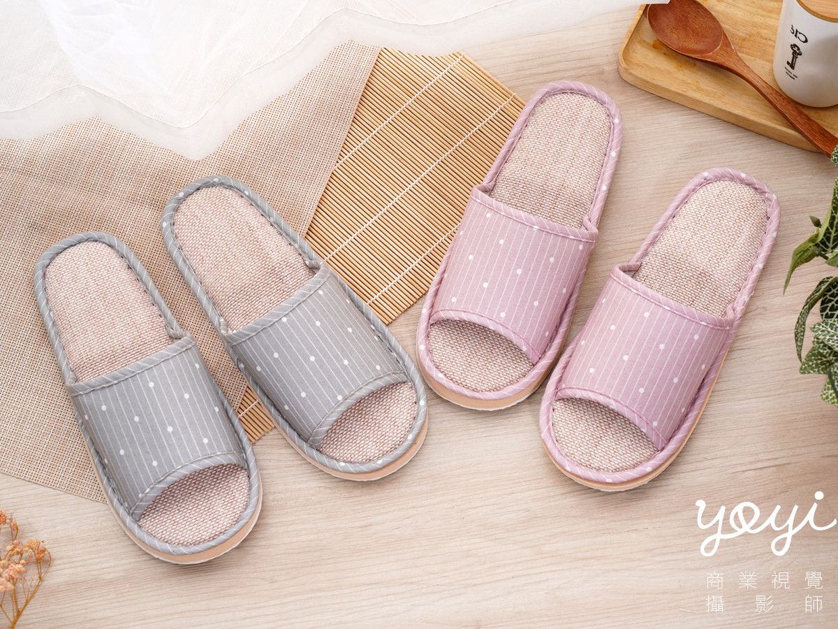 拖鞋商品攝影｜日系可愛圖騰拖鞋、居家室內鞋與生活感陳列攝影 21